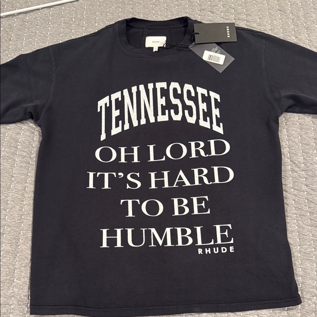 Rhude Oh Lord Graphic Black Tee (Very Rare)
